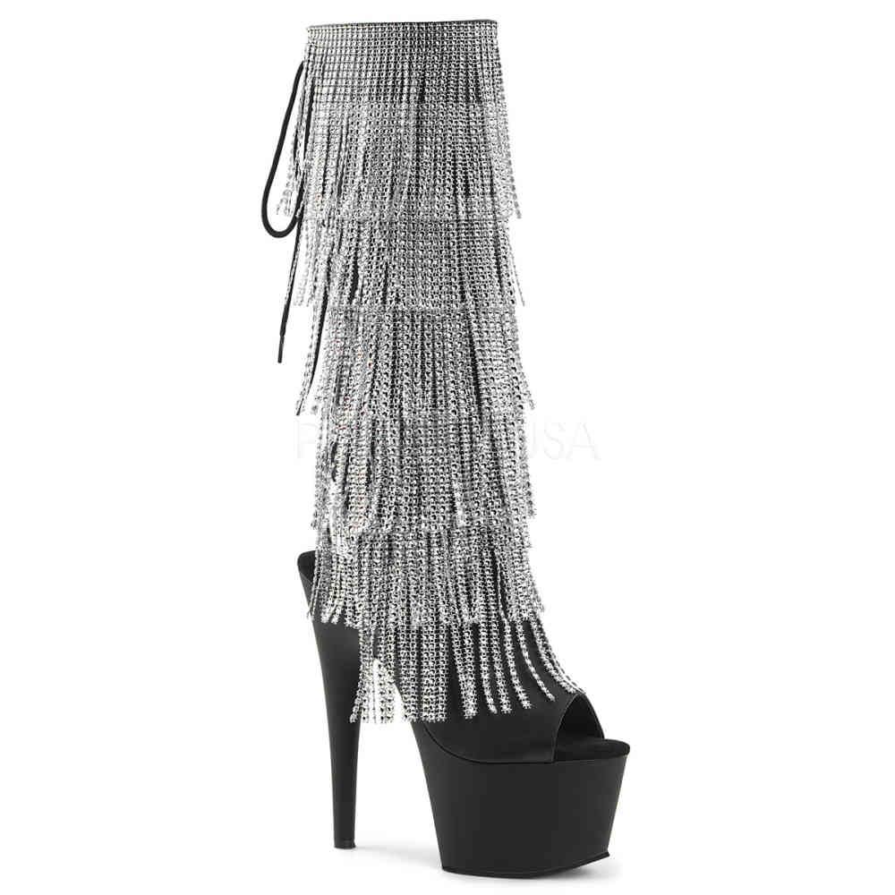 Pleaser - ADORE2024RSF Bottes de plateforme - Chaussures de pole dance - Noir Product image